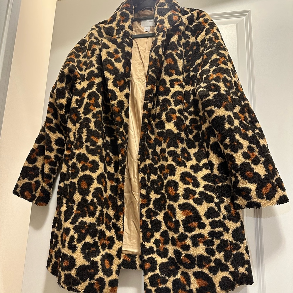 Cheetah Sherpa Jacket
